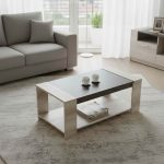 Τραπέζι σαλονιού OLYMPUS pakoworld χρώμα castillo-toro 110x51x42,5εκ