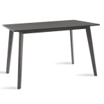 Τραπέζι Benson pakoworld MDF σε rustic grey απόχρωση 120x75x75εκ