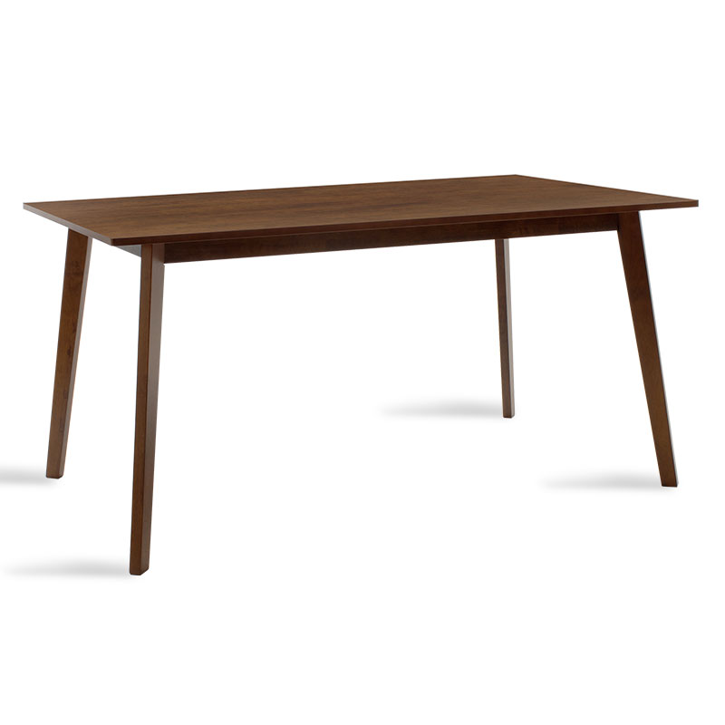097-000005 Τραπέζι Benson pakoworld MDF σε καρυδί απόχρωση 150x90x75εκ - Image 1