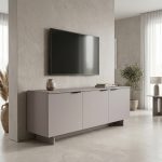 Έπιπλο τηλεόρασης Beldon pakoworld taupe 150x42x55εκ