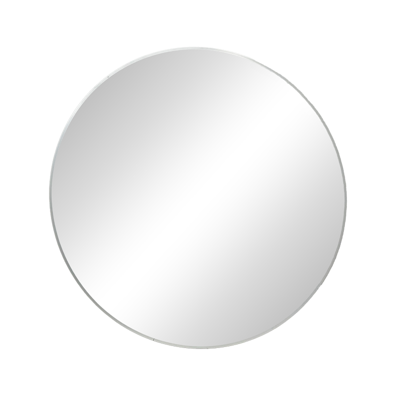 298-000015 Καθρέπτης Nhaos pakoworld ασημί αλουμίνιο Φ60x2.5εκ - Image 1