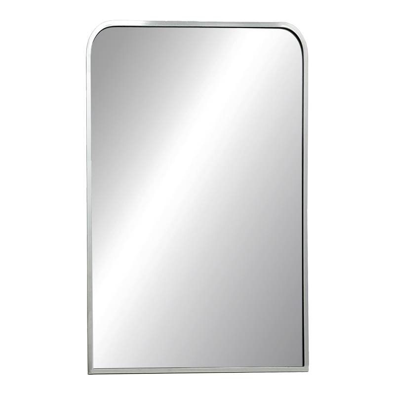 298-000024 Καθρέπτης Classy pakoworld ασημί αλουμίνιο 50x2.5x80εκ - Image 1